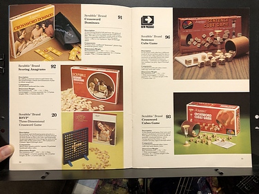 Toy Catalogs: 1984 Selchow & Righter Toy Catalog