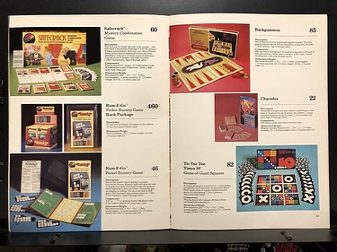 Toy Catalogs: 1984 Selchow & Righter Toy Catalog