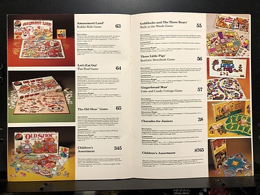 Toy Catalogs: 1984 Selchow & Righter Toy Catalog