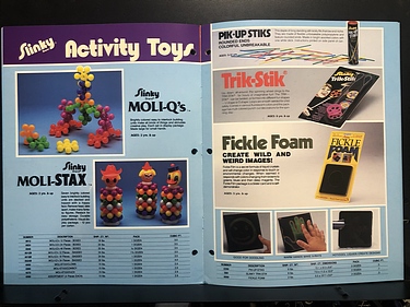 Toy Catalogs: 1989 Slinky Toys brand, by James Industries Inc., Toy Fair Catalog