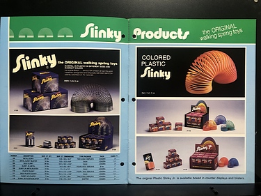 Toy Catalogs: 1989 Slinky Toys brand, by James Industries Inc., Toy Fair Catalog