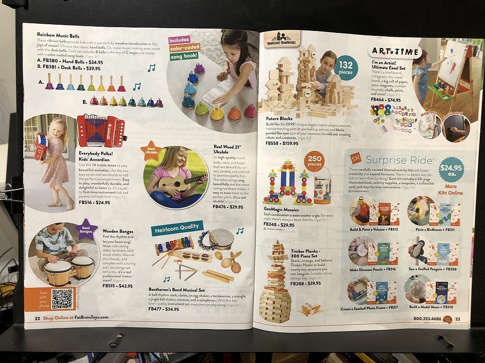 Fat Brain Toys Catalog