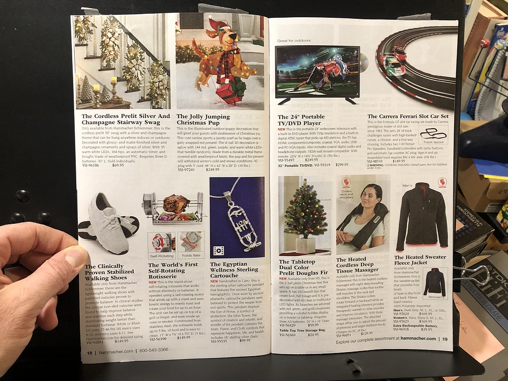 Hammacher Schlemmer, 2023 Holiday Catalog Parry Game Preserve
