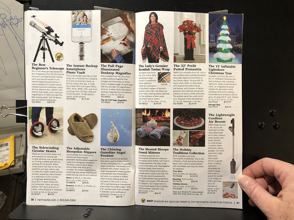 Hammacher Schlemmer, 2023 Holiday Catalog Parry Game Preserve