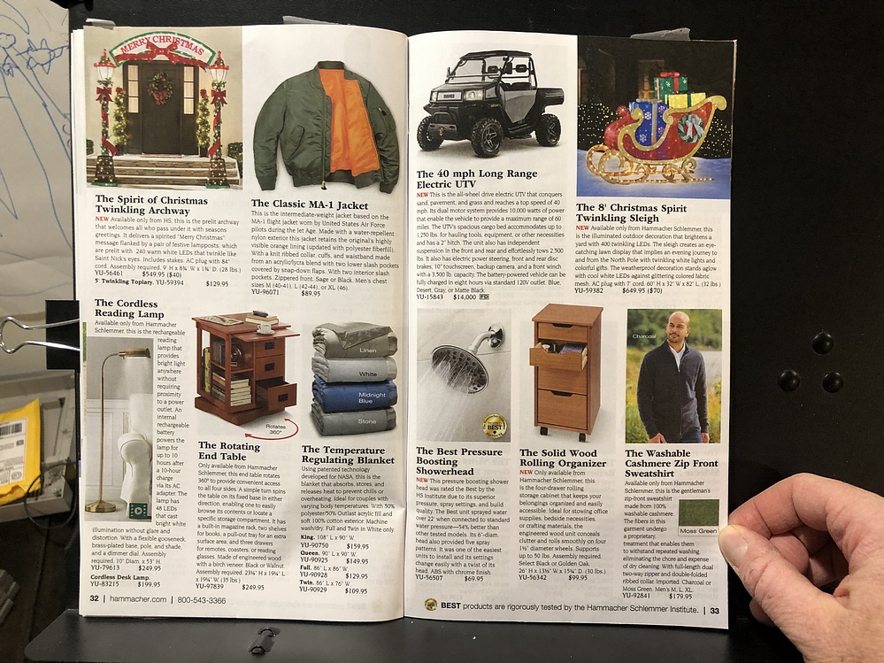 Hammacher Schlemmer, 2023 Holiday Catalog Parry Game Preserve