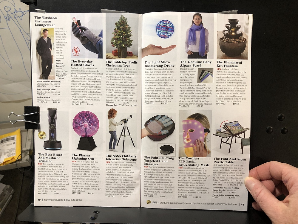 Hammacher Schlemmer, 2023 Holiday Catalog Parry Game Preserve