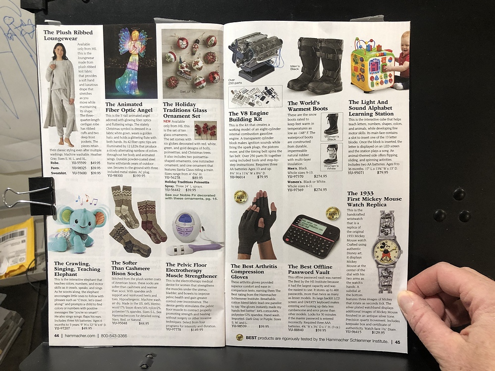 Hammacher Schlemmer, 2023 Holiday Catalog Parry Game Preserve