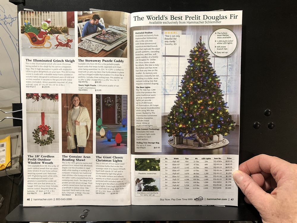 Hammacher Schlemmer, 2023 Holiday Catalog Parry Game Preserve
