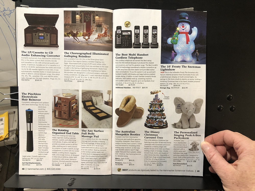 Hammacher Schlemmer, 2023 Holiday Catalog Parry Game Preserve