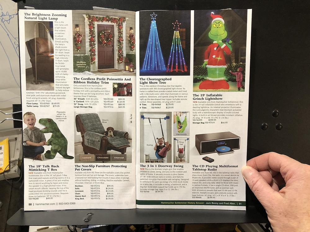 Hammacher Schlemmer, 2023 Holiday Catalog Parry Game Preserve
