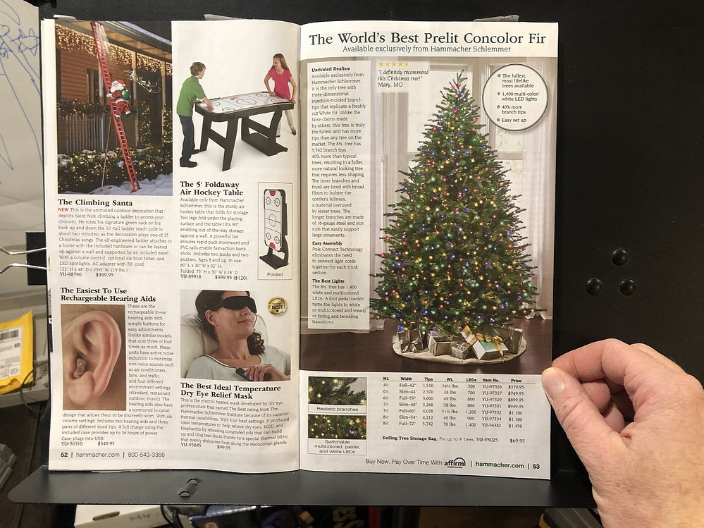 Hammacher Schlemmer, 2023 Holiday Catalog Parry Game Preserve