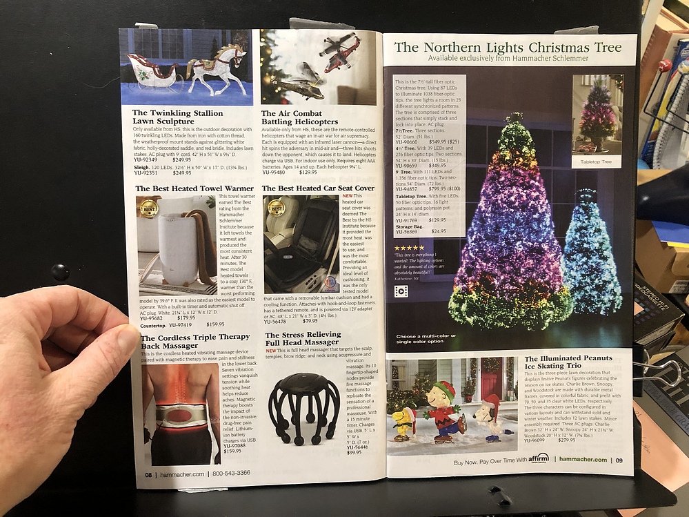 Hammacher Schlemmer, 2023 Holiday Catalog Parry Game Preserve