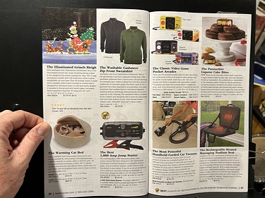 Hammacher Schlemmer, 2024 Choice Gifts Catalog