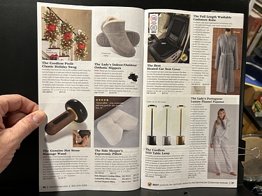 Hammacher Schlemmer, 2024 Choice Gifts Catalog
