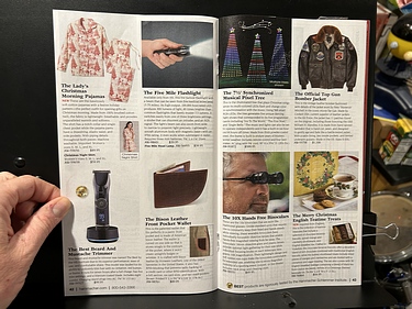 Hammacher Schlemmer, 2024 Choice Gifts Catalog