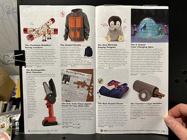 Hammacher Schlemmer, 2024 Choice Gifts Catalog