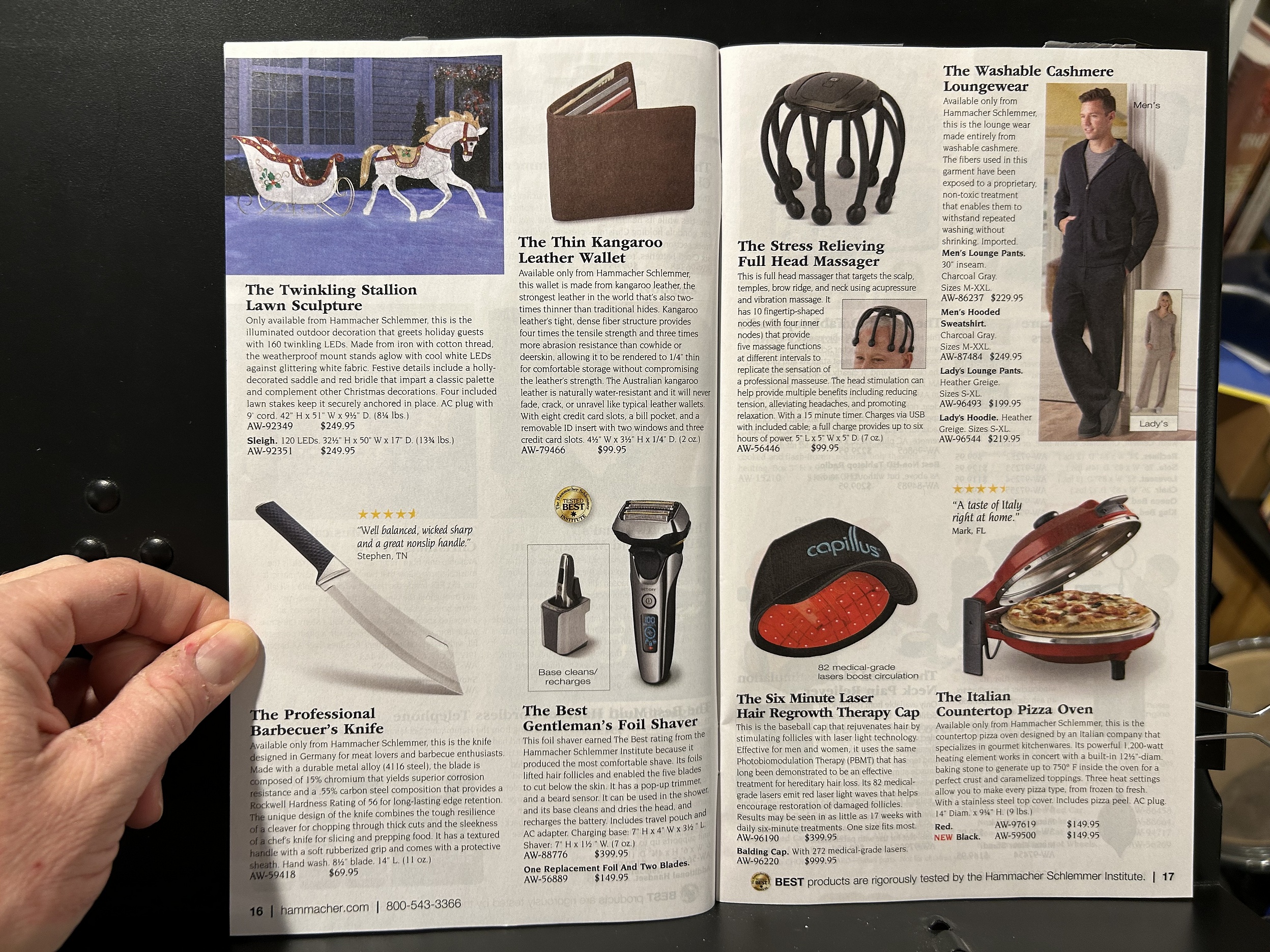 Hammacher Schlemmer, 2024 Choice Gifts Catalog Parry Game Preserve