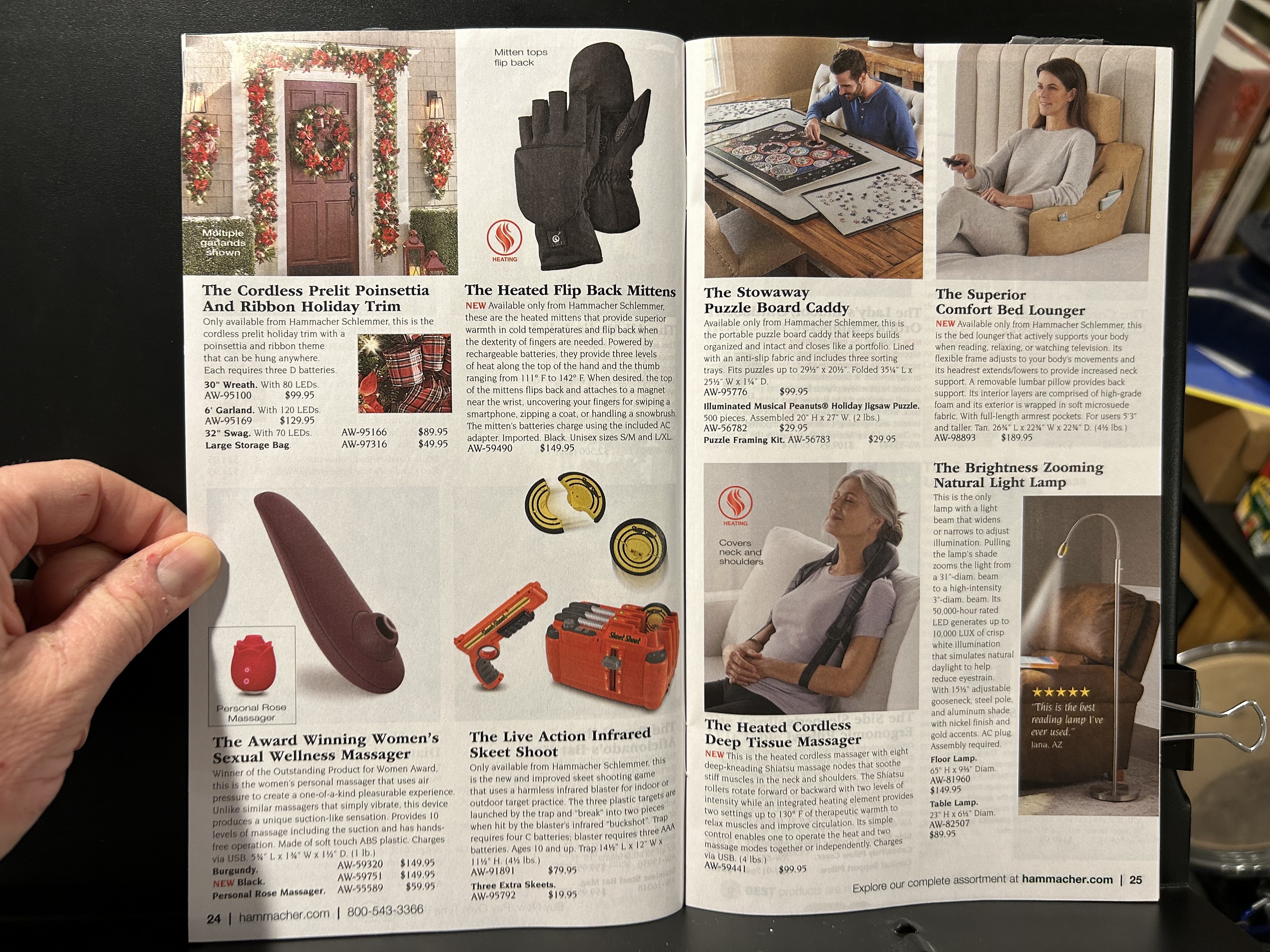 Hammacher Schlemmer, 2024 Choice Gifts Catalog Parry Game Preserve