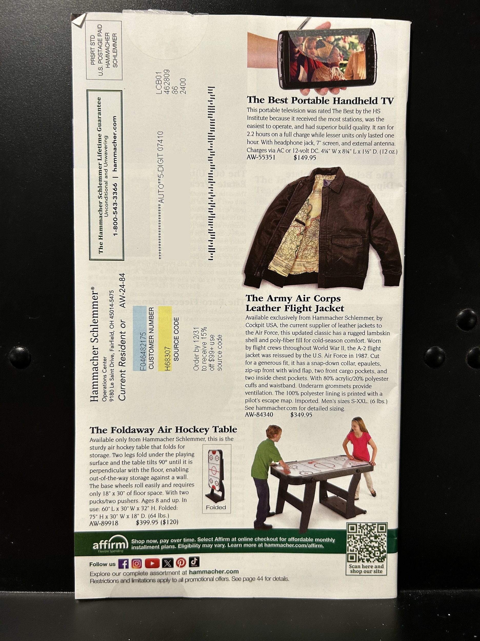 Hammacher Schlemmer, 2024 Choice Gifts Catalog Parry Game Preserve