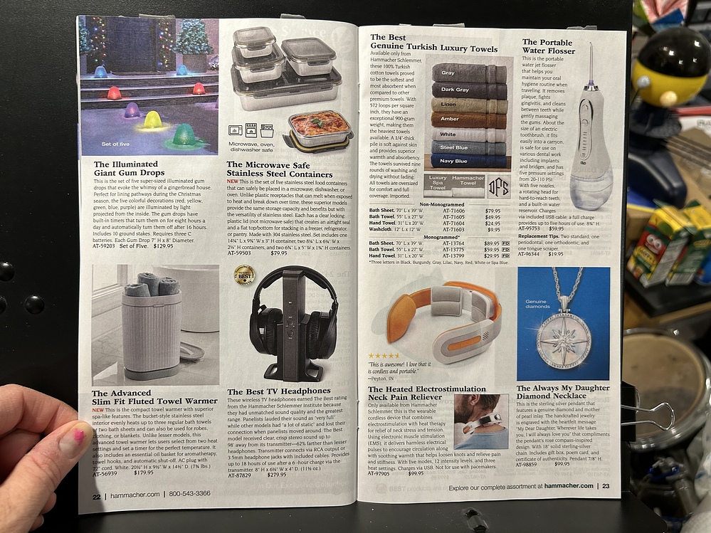 Hammacher Schlemmer, 2024 Gift Catalog Parry Game Preserve