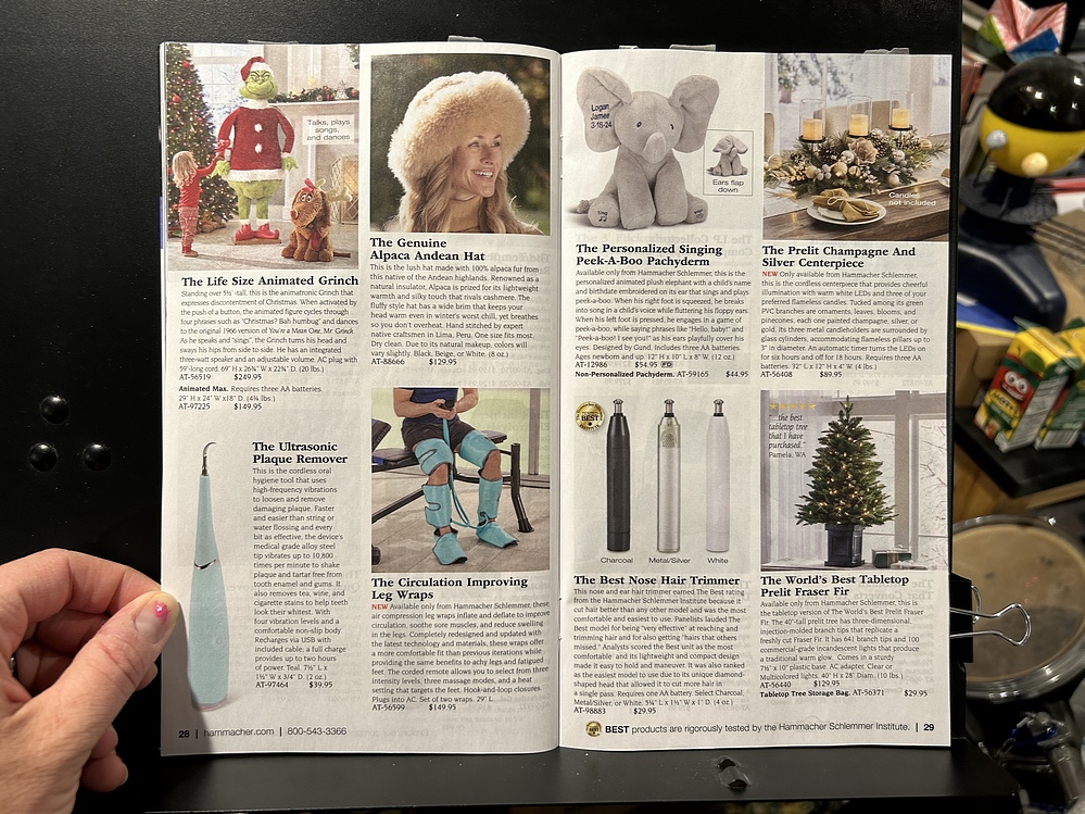 Hammacher Schlemmer, 2024 Gift Catalog Parry Game Preserve