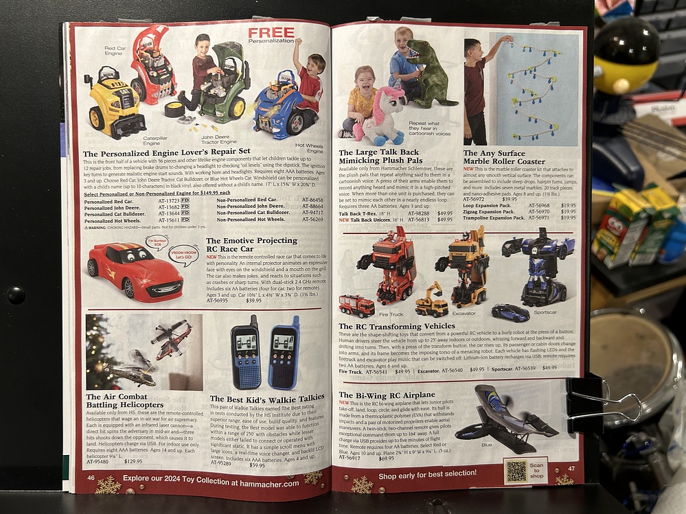 Hammacher Schlemmer, 2024 Gift Catalog Parry Game Preserve