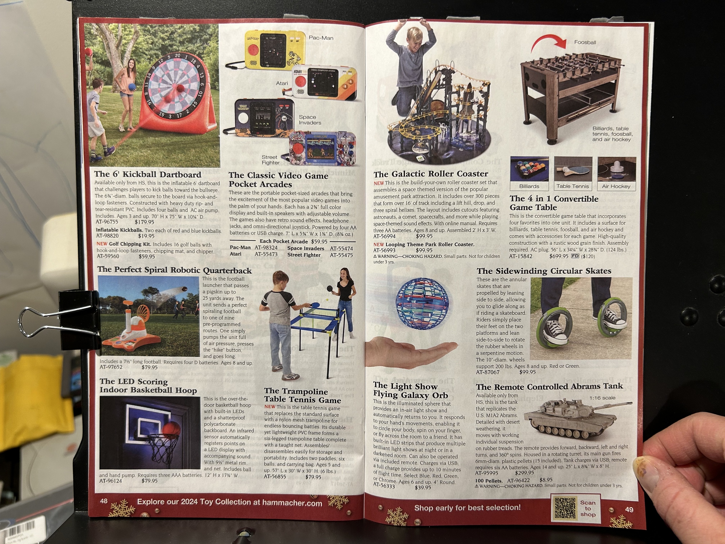 Hammacher Schlemmer, 2024 Gift Catalog Parry Game Preserve