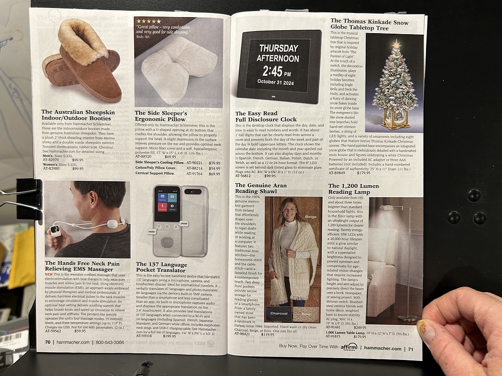 Hammacher Schlemmer, 2024 Gift Catalog Parry Game Preserve