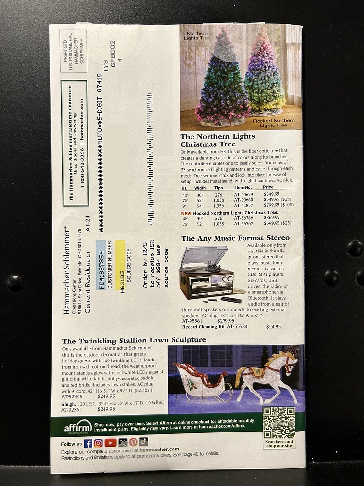 Hammacher Schlemmer, 2024 Gift Catalog Parry Game Preserve