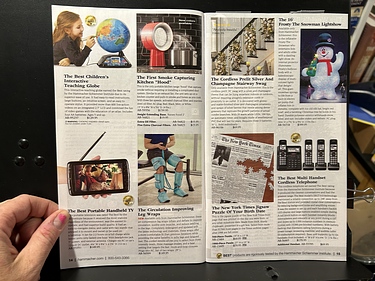 Hammacher Schlemmer, 2024 Gift Preview Catalog