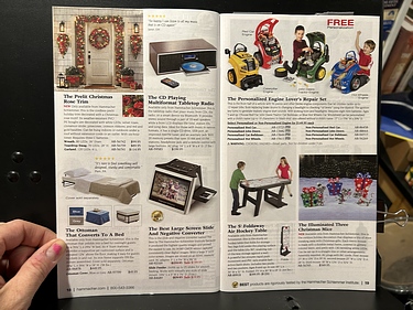 Hammacher Schlemmer, 2024 Gift Preview Catalog