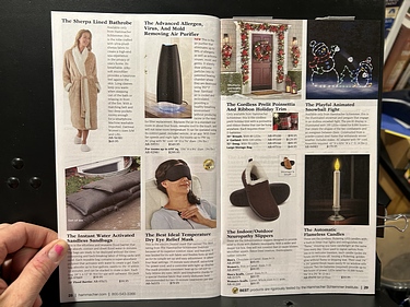 Hammacher Schlemmer, 2024 Gift Preview Catalog