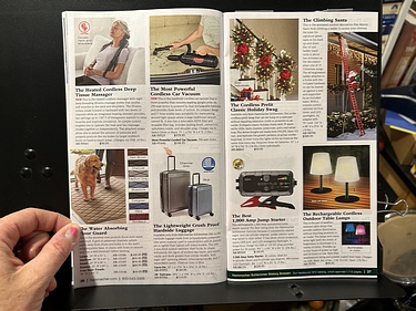 Hammacher Schlemmer, 2024 Gift Preview Catalog