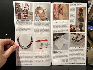 Hammacher Schlemmer, 2024 Gift Preview Catalog