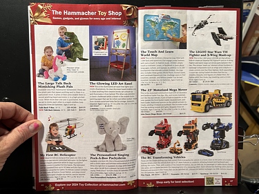 Hammacher Schlemmer, 2024 Gift Preview Catalog
