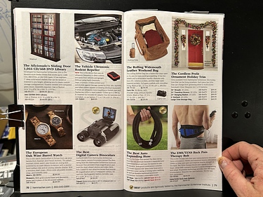 Hammacher Schlemmer, 2024 Gift Preview Catalog