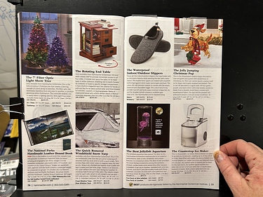 Hammacher Schlemmer, 2024 Gift Preview Catalog