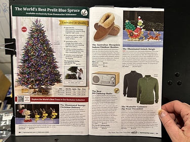 Hammacher Schlemmer, 2024 Gift Preview Catalog