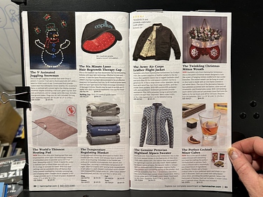 Hammacher Schlemmer, 2024 Gift Preview Catalog