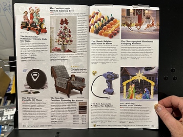 Hammacher Schlemmer, 2024 Gift Preview Catalog
