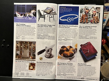 Hammacher Schlemmer, 2024 Gift Preview Catalog