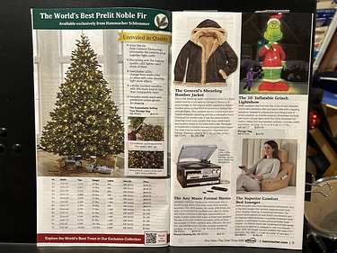 Hammacher Schlemmer, 2024 Gift Preview Catalog