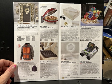 Hammacher Schlemmer, 2024 Gift Preview Catalog