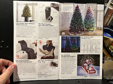 Hammacher Schlemmer, 2024 Gift Preview Catalog