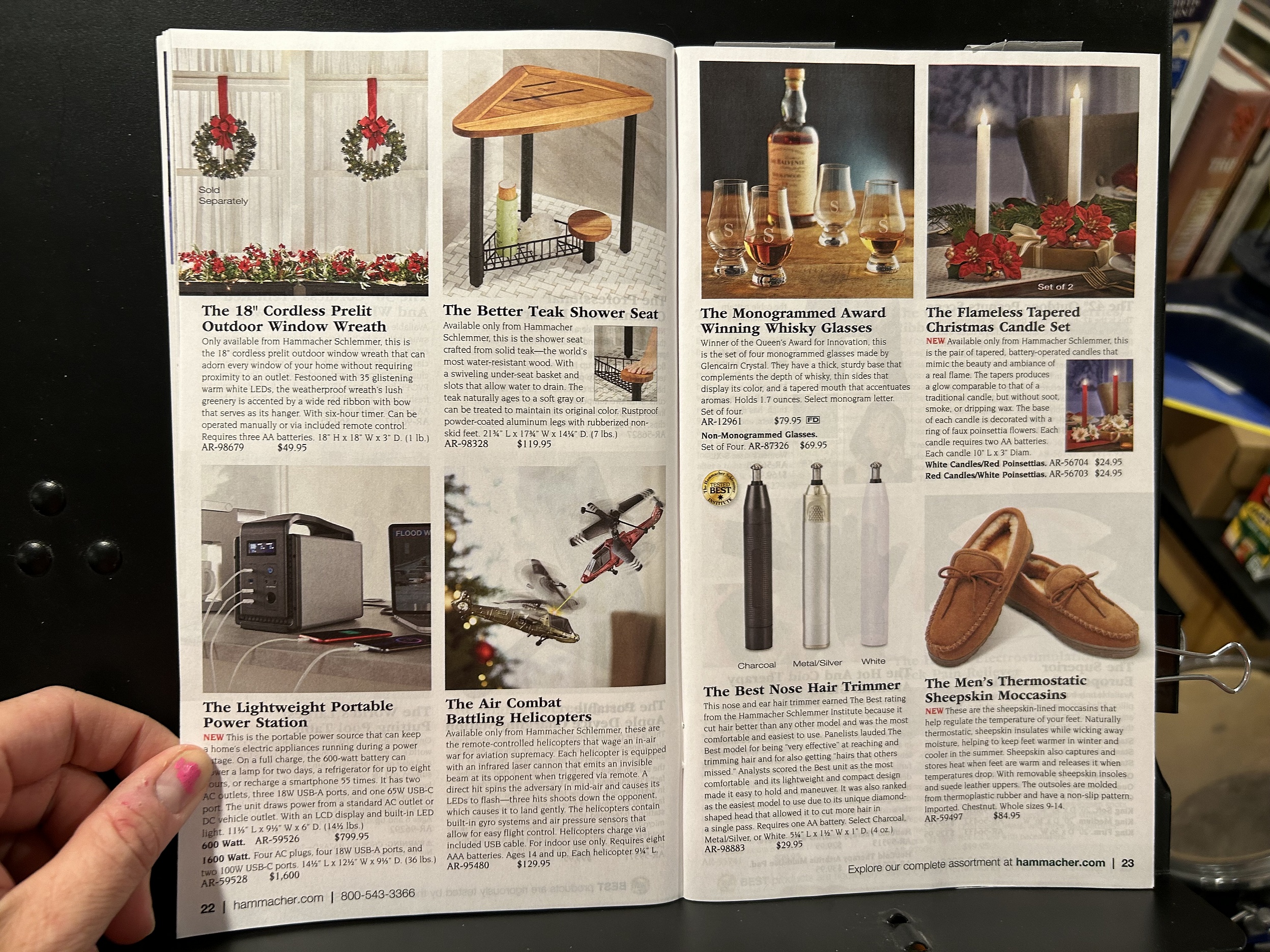 Hammacher Schlemmer, 2024 Gift Preview Catalog Parry Game Preserve