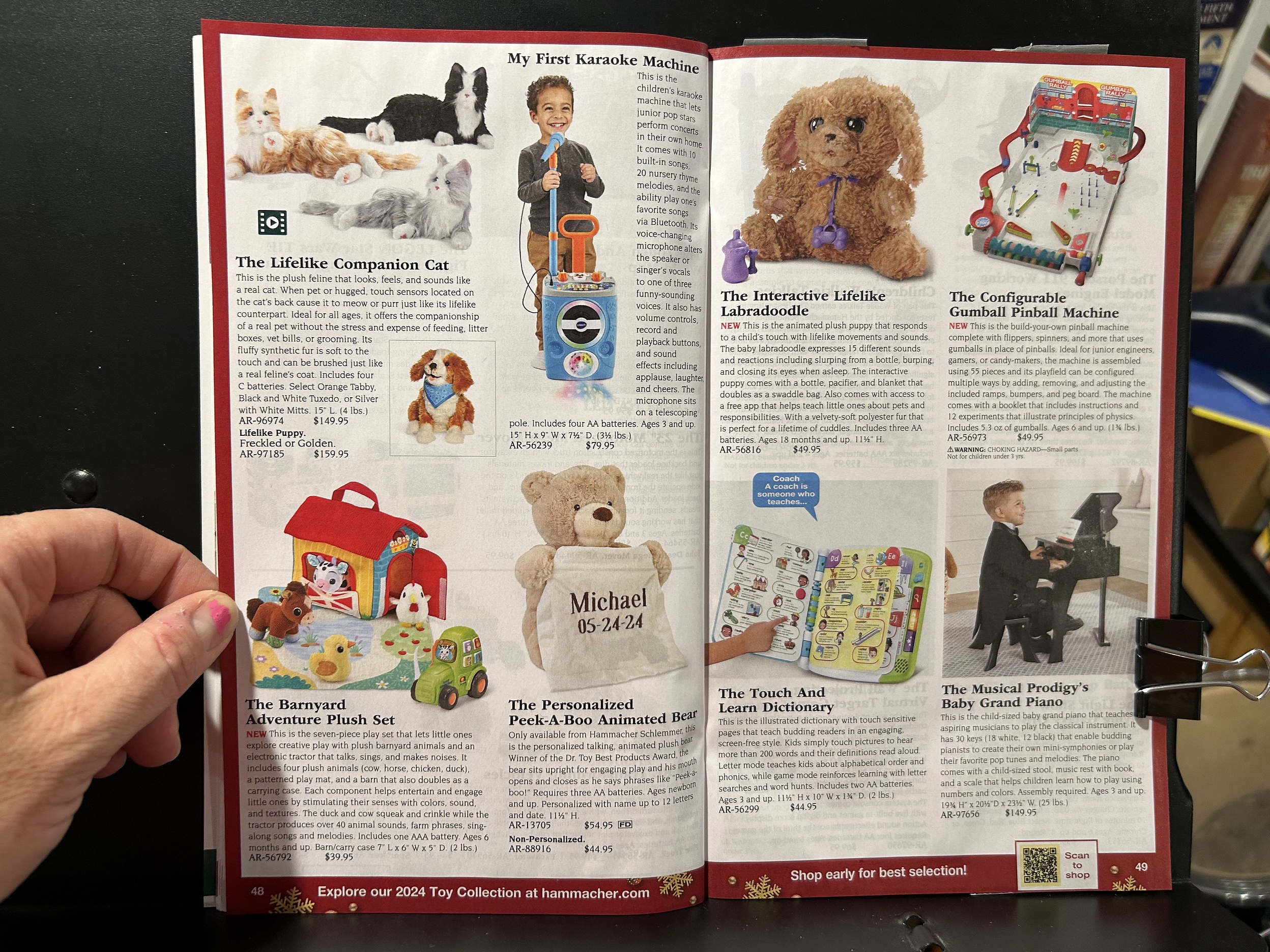 Hammacher Schlemmer, 2024 Gift Preview Catalog Parry Game Preserve