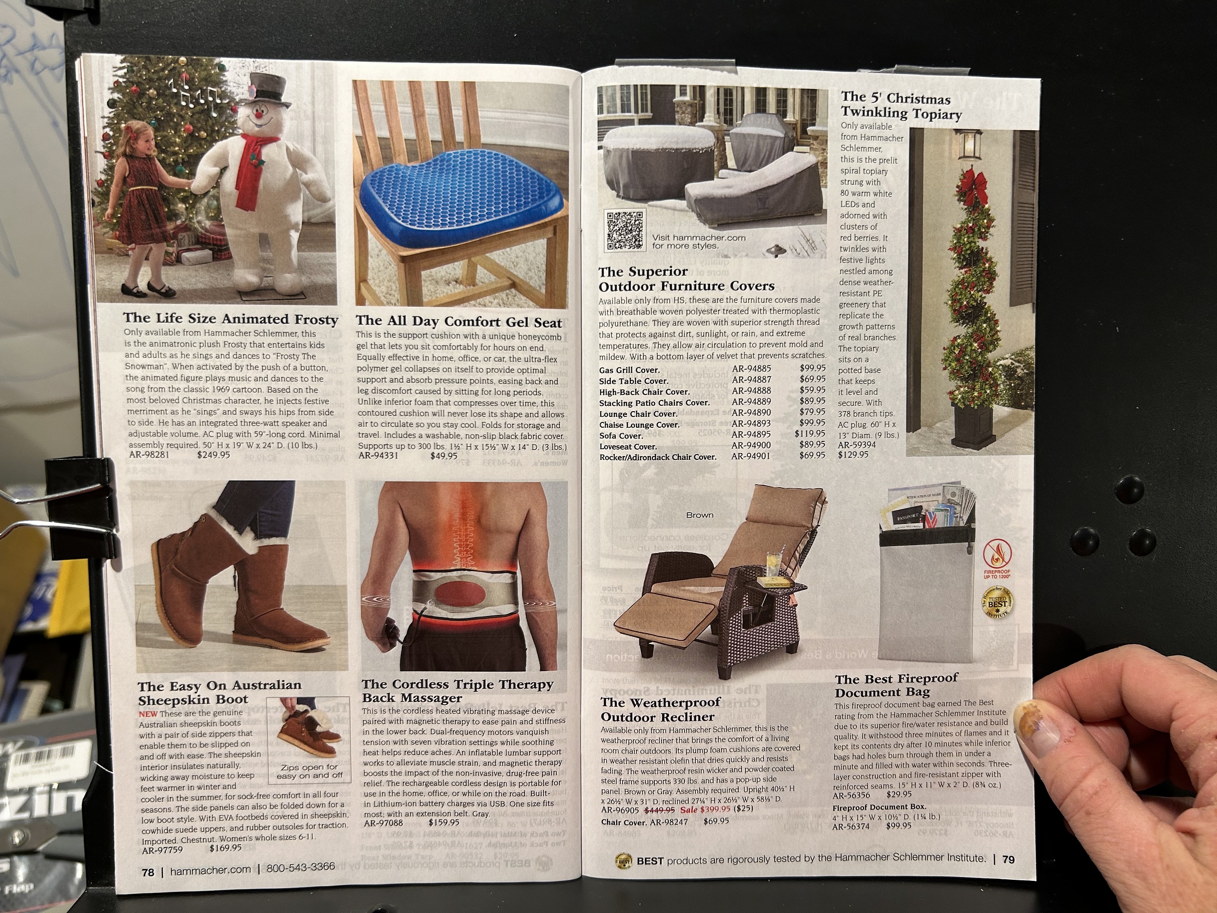 Hammacher Schlemmer, 2024 Gift Preview Catalog Parry Game Preserve