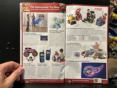 Hammacher Schlemmer, 2024 Select Gifts Catalog