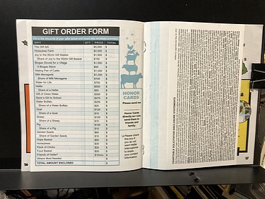 Heifer International, 2023 Holiday Catalog