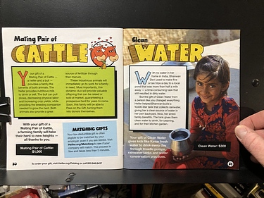 Heifer International, 2023 Holiday Catalog